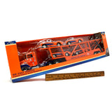 New in Box! LIONEL "LIONELVILLE AUTO TRANSPORT" Diecast CAR CARRIER w/ 4 CARS!!