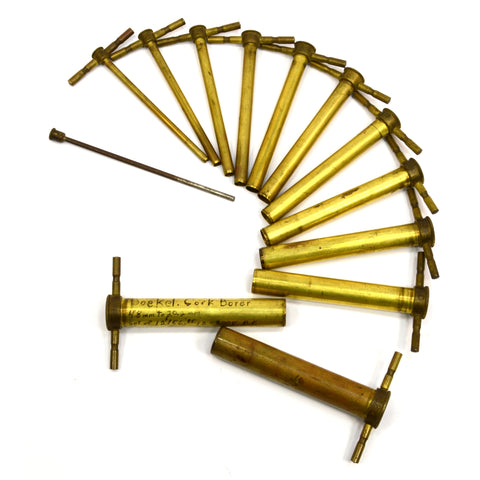 Vintage "BOEKEL CORK BORER" Solid Brass FISHER SCIENTIFIC 4.5mm to 17.5mm Range