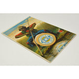 Antique Advertising ORIGINAL TRADE CARD "CLARK'S O.N.T...COTTON" Black Americana