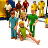 Vintage FISHER-PRICE 'ADVENTURE PEOPLE' FIGURE Lot of 24 Action Figures +Dolphin