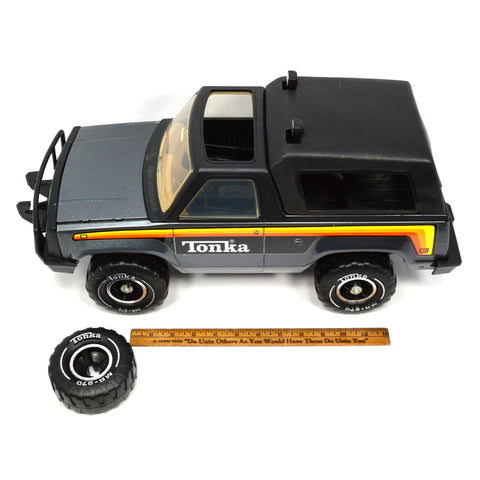 Vintage 1979 TONKA "BIG DUKE" ROUGHNECK BRONCO Metal & Plastic PICK-UP TRUCK 21"