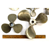 Steampunk BULK LOT of 8 MIXED BOAT PROPELLERS 5"-12" Aluminum & Stainless Steel