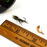 Excellent! REDINGTON DRIFT 'SERES 3/4' FLY REEL w/ Line ORIGINAL CASE + 2 Flies!