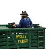 Vintage LIONEL No. 3370 "WELLS FARGO FAST EXPRESS" Outlaw & Sheriff GUNFIGHT CAR