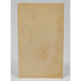 Antique Advertising OLD TRADE CARD "CREME" Oat Meal Toilet Soap PAINTING MONKEY