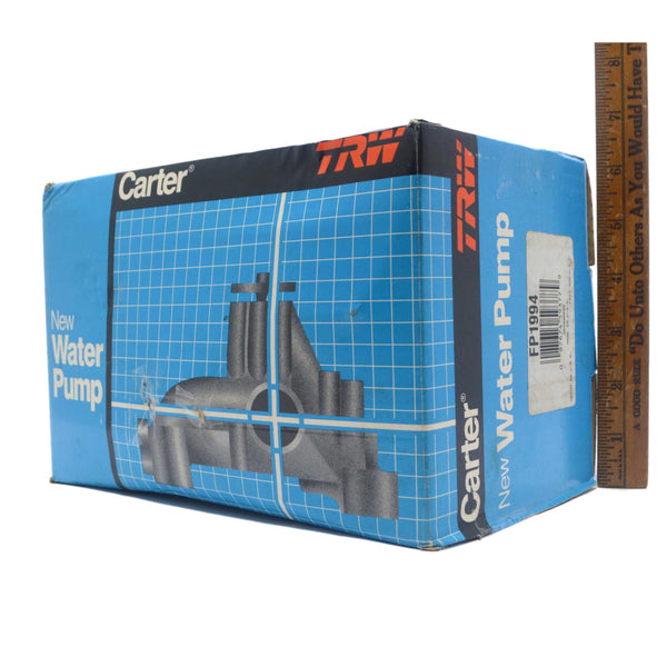 New (Open Box) CARTER TRW "WATER PUMP" No. FP1994 Complete in Box NOS CAR PART