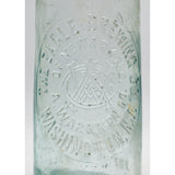 Antique GLASS BLOB-TOP BEER BOTTLE A. Warnken "EAGLE BREWING CO." Washington, NJ