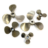 Steampunk BULK LOT of 8 MIXED BOAT PROPELLERS 5"-12" Aluminum & Stainless Steel