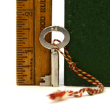 Vintage "DE BEAUMONT" STRONG/LOCK BOX Heavy-Duty Steel GREEN CASH CHEST w/ KEY!