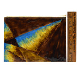 Antique SALESMAN SAMPLE(?) Painted Tile/Panel "COLUMBIAN ART METAL WORKS" (1of8)