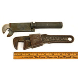 Antique MIXED WRENCH Lot of 8 BULLARD Boos Tool GORDON Printz SUL Ross Mfg. ++!