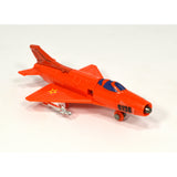 Vintage TONKA GOBOTS "GUNNYR" #71 Renegade Robot JET FIGHTER PLANE w/ CARD-BACK!