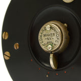 Antique EDWARD VOM HOFE No. 504 TOBIQUE 2/0 SALMON FLY REEL + LEATHER CASE Rare!