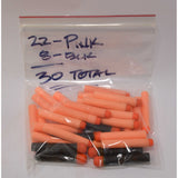 NERF LOT; LONGSHOT CS-6 BLASTER Pull-Back Pistol "SWITCH SHOT EX-3" + 30 Darts +