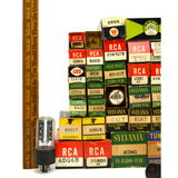 Vintage VACUUM TUBE Lot of 73 NOS TUBES + Extras! RCA Tung-Sol GE Sylvania CBS +