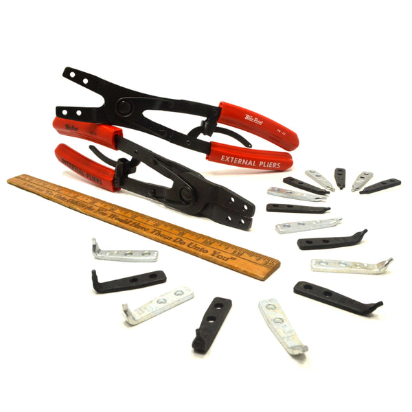 New! BLUE POINT "INTERNAL & EXTERNAL" RETAINING RING PLIERS, Set of 2 PR-51 & 52