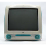 Vintage APPLE iMAC M5521 COMPUTER Blueberry + KEYBOARD & MOUSE! 400MHz 512K 10GB