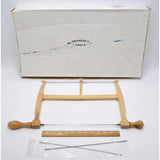 NOS Vintage GRAMERCY TOOLS 12" BOW SAW No. GTBOWSAW12 New in Box + Blades