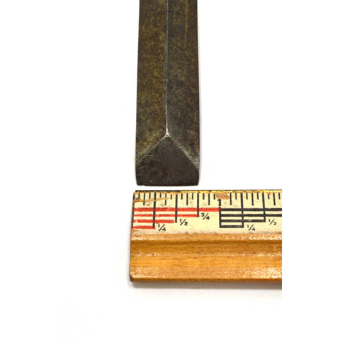 Antique SWAN MORTISE 3/4" SOCKET CHISEL Mortising Tool + Handle 8" BLADE 15"ovrl