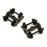 Vtg ATHEARN BETTENDORF HO FREIGHT TRUCKS Lot of 20 Pairs! 11.5 METAL 8.5 Plastic