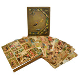 Antique TRADE CARD ALBUM 33-Pages of Cards ADVERTISING EPHEMERA SCRAPBOOK c.19th