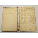 Antique "1846 FARMER'S DAY BOOK" Handwritten FARM ACCOUNT "John Ditmas" Flatbush