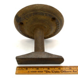 Antique SMALL CAST IRON ANVIL by HAMMACHER SCHLEMMER "H.S & CO" 209 Bowery, N.Y.