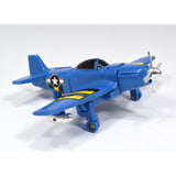 Vintage TONKA GOBOTS "ACE" #67 Guardian Robot MUSTANG FIGHTER JET w/ CARD-BACK!