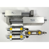 New! PNEUMATIC CYLINDER LOT of 5 "phd" AIR CYLINDERS 2-Dual SAL1 20X3 & 20X2 -Q6