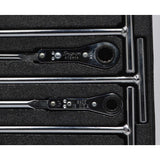 New SNAP-ON TOOLS 5-Piece Metric T-HANDLE RATCHETING BOX WRENCH SET 8-14mm 12-PT