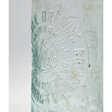 Antique GLASS BLOB-TOP BEER BOTTLE A. Warnken "EAGLE BREWING CO." Washington, NJ