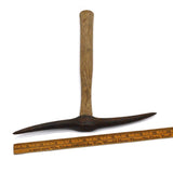 Vintage HAND-HELD ROCK PICK Prospecting/Miners Axe UNUSUAL OPPOSING CURVES Rare!