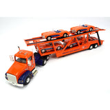 New in Box! LIONEL "LIONELVILLE AUTO TRANSPORT" Diecast CAR CARRIER w/ 4 CARS!!