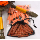 Tested NERF LOT; VULCAN EBF-25 *Manual Fires Only* 3-AMMO BELTS Cases TRIPODS ++