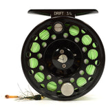 Excellent! REDINGTON DRIFT 'SERES 3/4' FLY REEL w/ Line ORIGINAL CASE + 2 Flies!