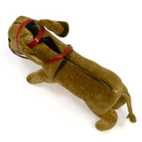 Vintage STEIFF ESEL DONKEY 4" Red Halter/Bridle c.1950-58 *NO ID'S* Brown VELVET