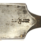 Antique BUCK BROTHERS/BROS. "CRANK-NECK" GOUGE 1-1/2" Slice Chisel w/ BUCK LOGO