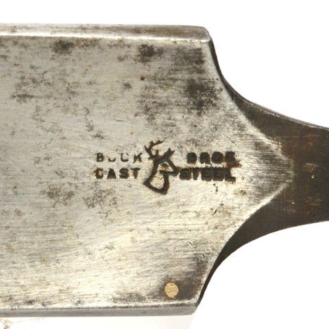 Antique BUCK BROTHERS/BROS. "CRANK-NECK" GOUGE 1-1/2" Slice Chisel w/ BUCK LOGO