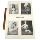 Vintage NUDE MAGAZINE & BOOK LOT 'Real Boudoir' & 'Hollywood Tales' Covers NUDES