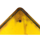 Vintage DOUBLE ARROW ROAD SIGN 24"x24" Left/Right Pointing Arrows AWESOME PATINA