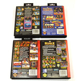 Sega GENESIS GAME LOT OF 4 Complete Games! WWF WRESTLEMANIA Royal Rumble RAW +