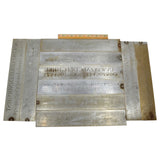 Antique CRONITE ENGRAVING FONT PLATE Lot of 10; ENGRAVER / PANTOGRAPH Plates