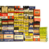 Vintage VACUUM TUBE Lot of 73 NOS TUBES + Extras! RCA Tung-Sol GE Sylvania CBS +
