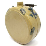 Antique STONEWARE WINE CANTEEN by WHITES POTTERY for "I.F& K WINES" c.1890 Rare!