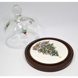 Vintage CERNO 'CHRISTMAS TREE' Prototype DOMED/COVERED CHEESE DISH 1 of just 4!