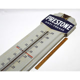 Vintage ADVERTISING WALL THERMOMETER "PRESTONE ANTI-FREEZE" Porcelain Over Steel