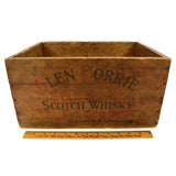 Vintage GLEN CORRIE SCOTCH WHISKY CRATE "Extra Special" WOOD BOX Scotland RARE!