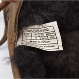 Worn Once UGG BYRON LEATHER SLIPPERS #5102 Cappuccino INDOOR/OUTDOOR Men's Sz: 7