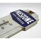 Vintage ADVERTISING WALL THERMOMETER "PRESTONE ANTI-FREEZE" Porcelain Over Steel