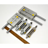 New! PNEUMATIC CYLINDER LOT of 5 "phd" AIR CYLINDERS 2-Dual SAL1 20X3 & 20X2 -Q6